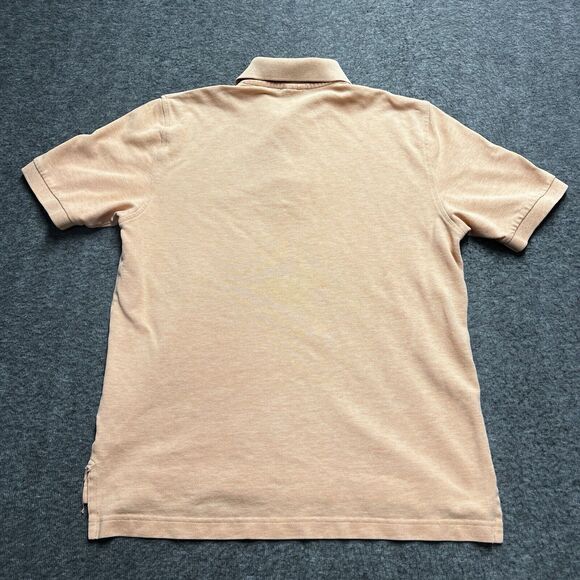Brooks Brothers 346 Polo Shirt Men Small Light Orange Short Sleeve Original Fit - Picture 5 of 7